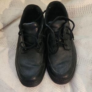 Nunn Bush Black Leather Lace-Up Oxfords Mens Size 10.5